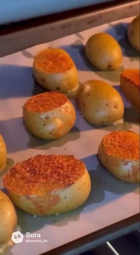 Roasted Crispy Parmesan Potatoes Recipe | Easy & Delicious Side Dish! #Potatoes