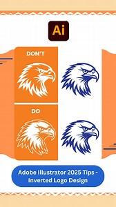 86K views · 321 reactions | Adobe Illustrator 2025 Tips - Inverted Logo Design . #vipulgraphics #illustrator #tips #invertedlogo #explore | Vipul Graphics | Facebook