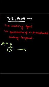 H2O2 / NaOH Oxidising Reagent #organic chemistry #mechanism #chemistrychamps #chemistry