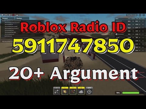 Argument Roblox Radio Codes/IDs