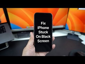 How To Fix iPhone Stuck On Black Screen or Frozen | iOS 26 Tips