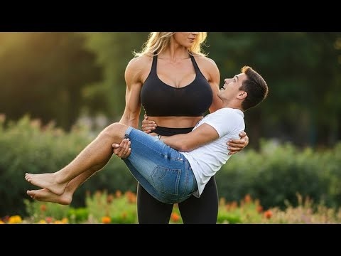 STRONG LAND LADY LIFT CARRY MAN