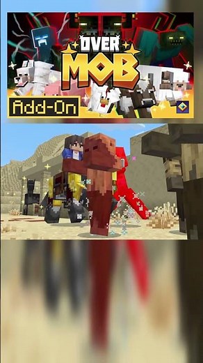 Over Mob Add-On #addons #addonminecraft #minecraftbedrock #minecraft