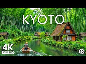 Kyoto 4K 🇯🇵 Bamboo Forest, Ancient Temples & Peaceful Japanese Scenery