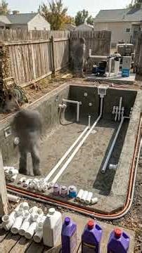 We Transformed a DEAD Backyard Into a Luxury Pool — Start to Finish! #PoolRenovation
