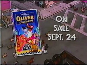Oliver and Company vhs commercial 1996