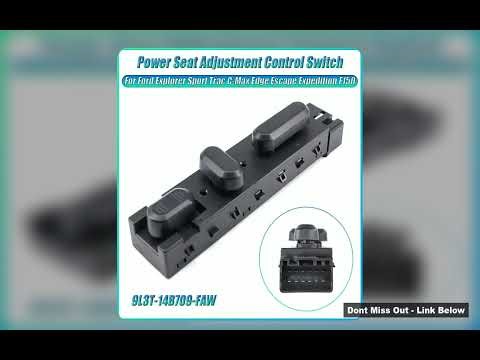 Power Seat Adjustment Control Switch For Ford Explorer Sport Trac CMax Edge Escape Expedition F150 9