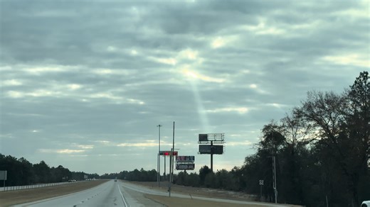 Beam of Light on the Interstate #light
