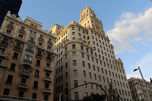Edificio Telefonica (Telefonica Building) in Madrid, Spain