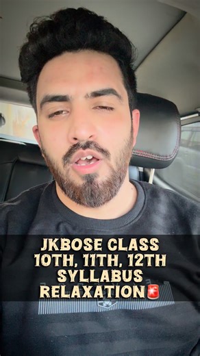 JKBOSE Wallah | Class 9th-12th on Instagram: "Jkbose Class 10th, 11th, 12th Syllabus Relaxation🚨"