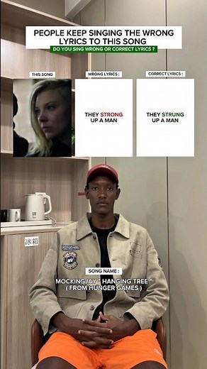 PEOPLE KEEP SINGING THE WRONG LYRICS TO THIS 2014 SONG : MOCKINGJAY " HANGING TREE " #shorts #viral