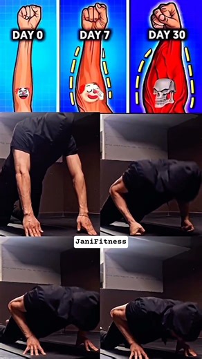 Build Stronger Forearms with Push-Ups 💪 #pushups #forearmworkout