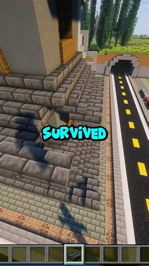When The School Bus Almost Runs You Over😂 | #shorts #minecraft #minecraftcamp