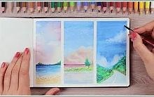 【水彩】如何用水彩笔画画——初学者的绘画理念