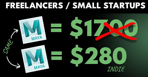 Maya Indie License: Big Savings for Small Studios and Freelancers