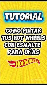 TUTORIAL 1: How to paint your Hot Wheels with homemade nail polish #hotwheels #custom #tutorial