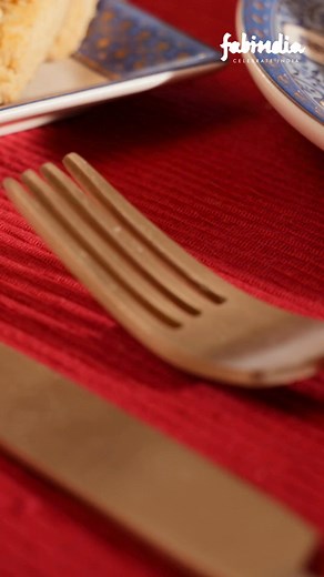 100K views · 1.1K reactions | Bring festive charm to your dining table with the Gulmohar Tableware Collection. From teapots to dinner plates, each ceramic piece blends subtle elegance with everyday utility. Perfect for festive meals or special gatherings, its glazed finish and balanced design make every spread feel warm and unforgettable. | Fabindia | Facebook