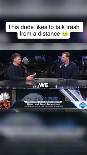 Ben Johnson talks trash from a distance 😂😂 #gopackgo #beardown