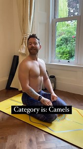Category is: night of a thousand camels! One of the things I love about yoga is that each pose has a core and then so many variations that it can be hard to keep track of what else you can do there. Have you ever tried any of these camel variations before? This isn’t even all of them! . . . . #yoga #reel #camel #yogadaily #yogaturorial #backbend #instayoga #gay #rainbow #kiltedyoga #tartan #scotland #menofyoga #flexible #flexibility #movement | Finlay Wilson