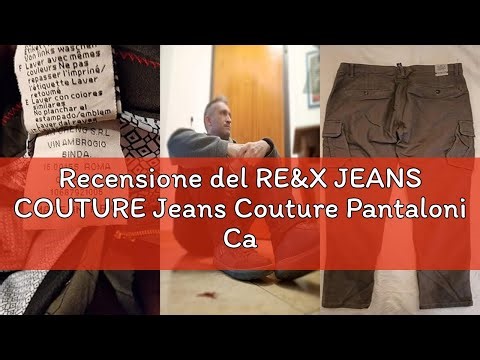 Recensione del RE&X JEANS COUTURE Jeans Couture Pantaloni Cargo Uomo Pantaloni da Lavoro Uomo Cargo