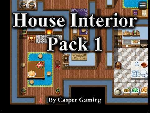 [Map Pack] House Interior Pack 1 for RPG Maker MZ