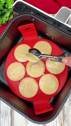 Easy Air Fryer Pancakes with Scotti Rice Spread