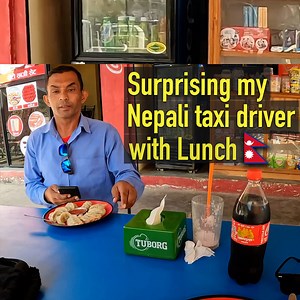12M views · 10K reactions | Surprising my Nepali taxi driver with Lunch | World Nomac | Facebook