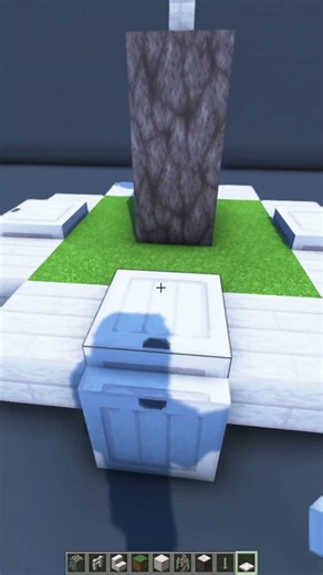 Quick & Easy Minecraft Decoration Idea | Survival Build Tips #shorts