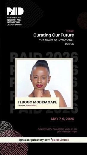 Tebogo Modisagape Interiors That Sustain PAID Summit 2026