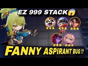 Fanny META or BUG?! 😱 EZ 999 Aspirant Stack | Magic Chess Go Go Combo Terkuat