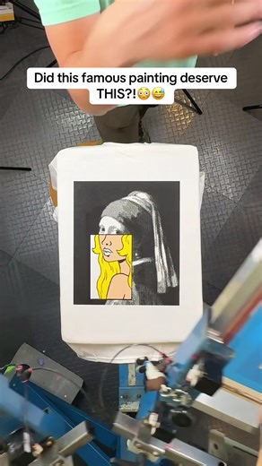 This design would definitely get someone kicked out then BANNED from art school… 🎨 #screenprinting #tshirtbusiness #customapparel #customtees #customshirt