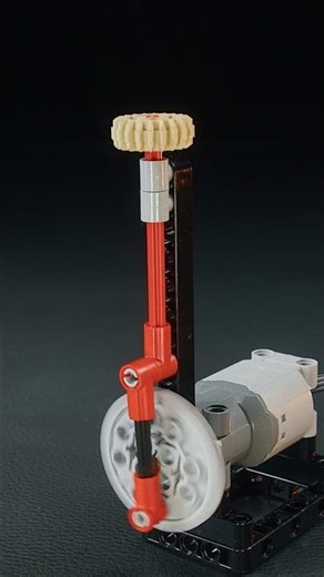 Slider-Crank Linkage - Mechanical Principles with Lego #mechanic #engineering #lego