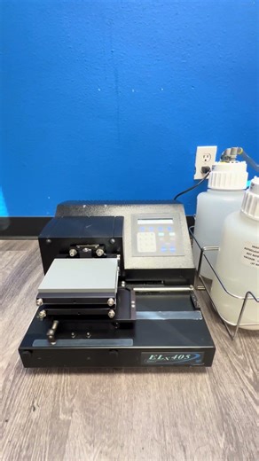 BioTek ELx405U Select CW Microplate Washer System Includes Reservoirs & Tubing