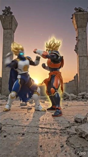 🤖 AI Robots BATTLE in Post-Apocalyptic Arena! #actionfigures #dragonballz #marvel #dragonball #goku