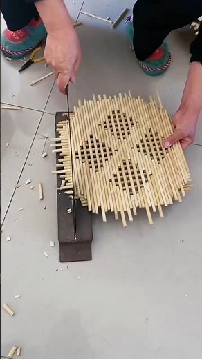 Amazing dining table mat making technique!!