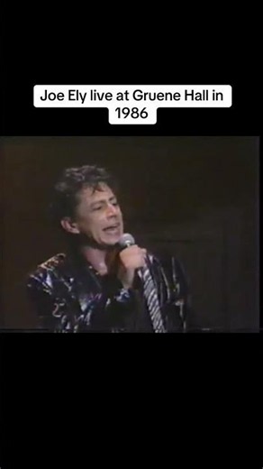 Joe Ely live at Gruene Hall, 1986 — when Texas music was raw, loud, and absolutely timeless.