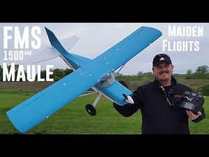 FMS - Maule - 1500mm - 2X Maiden Flights