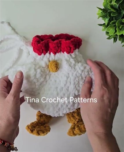 CROCHET PATTERN Chicken Bag #crochet #handmade #crochetpattern #crochetbag #howtocrochet #crocheting