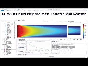 COMSOL : Fluid Flow and Mass Transfer with Reaction