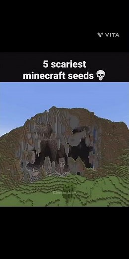 5 scariest seeds in minecraft 😱 #minecraft #minecraftshorts #funnyminecraftshorts