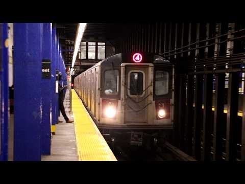 MTA New York City Subway: Woodlawn Bound R142 4 Local Train @ 68th Street-Hunter College