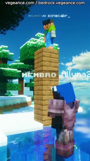 SERVIDOR de MINECRAFT semi anarquia JAVA & BEDROCK #shorts