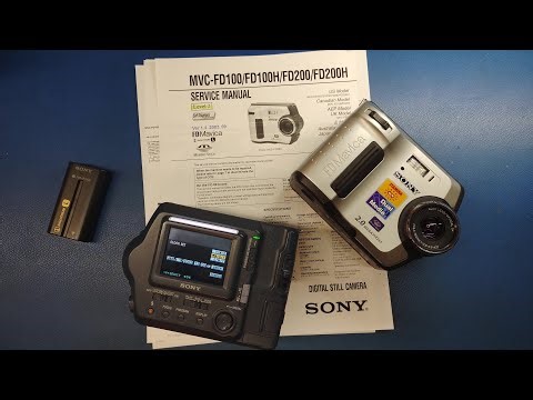 Sony Mavica FD200/FD100 Repair - Replacing The Clock Battery