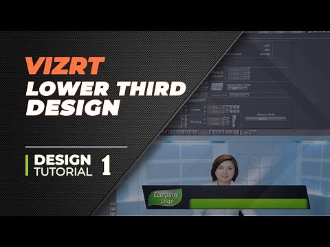 Vizrt Broadcast Design Tutorial 1-3, Lower Third Design