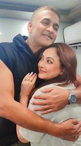 Shooting with my co actor Ajinkya Deo was superrr fun, a glimpse of it post pack up. | Sreelekha Mitra