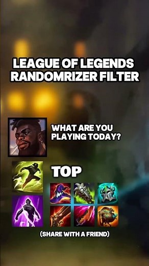 League of Legends Build Randomizer Filter 💀 | LoLNOW.GG