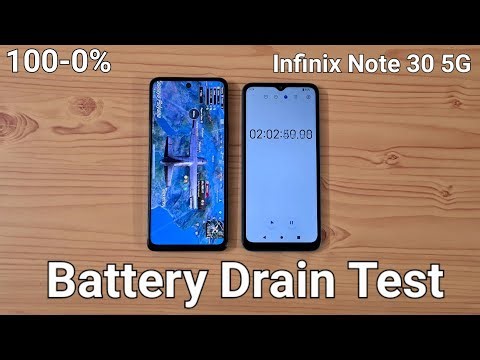 Infinix Note 30 5G Battery Drain Test