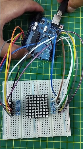 8x8 LED Matrix #electricalcircuits #arduino #arduinoproject #matrix #led