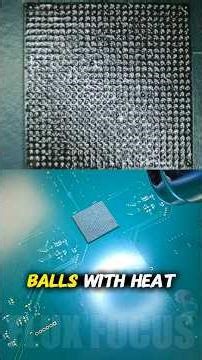How to reball a used BGA chip