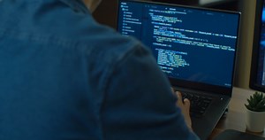 Closeup Coding On Screen Man Hands Coding Stock Footage SBV-338374778 - Storyblocks